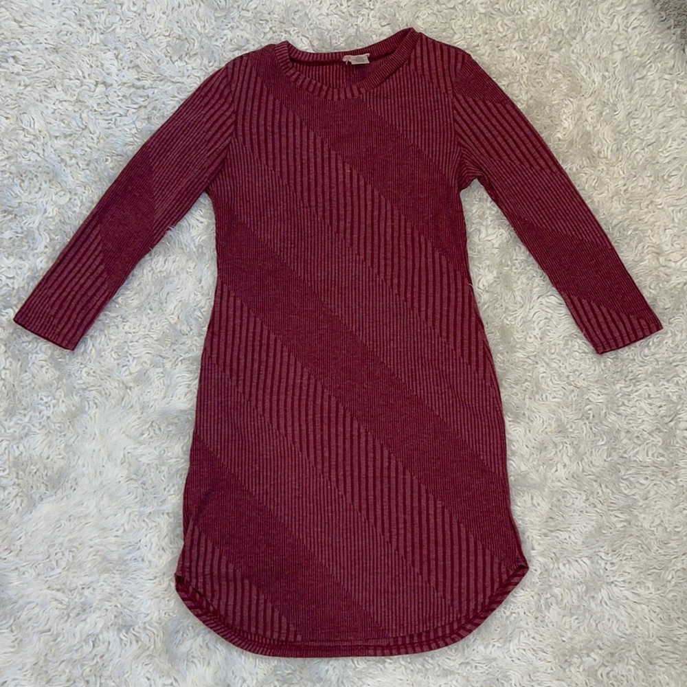 Cute Mini Long Sleeve Sweater Dress!